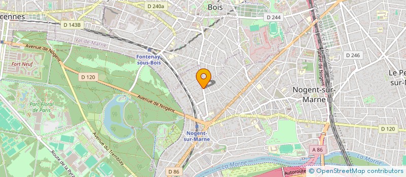 localisation de l'entreprise QTP à NOGENT-SUR-MARNE