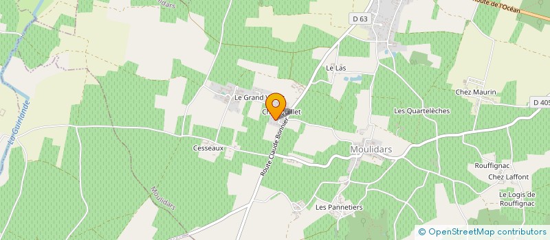 localisation de l'entreprise QU.O.MET.E. à DOUZAT