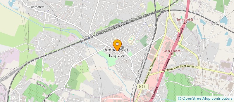 localisation de l'entreprise QU4TRE QU4RTS  AMBARES-ET-LAGRAVE