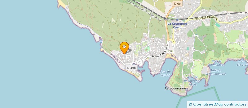 localisation de l'entreprise QUABUA à MARTIGUES