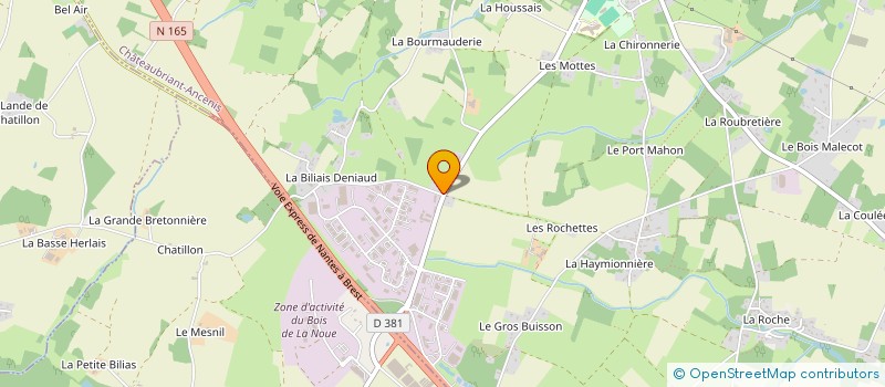 localisation de l'entreprise QUAD 44  VIGNEUX-DE-BRETAGNE