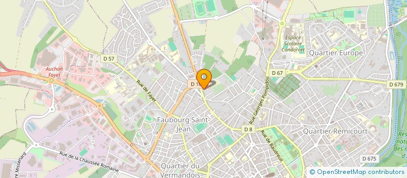 localisation de l'entreprise QUAD  SAINT-QUENTIN