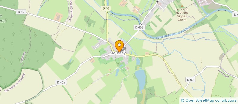 localisation de l'entreprise QUAD ESPACES LOISIRS  MOUSSEY