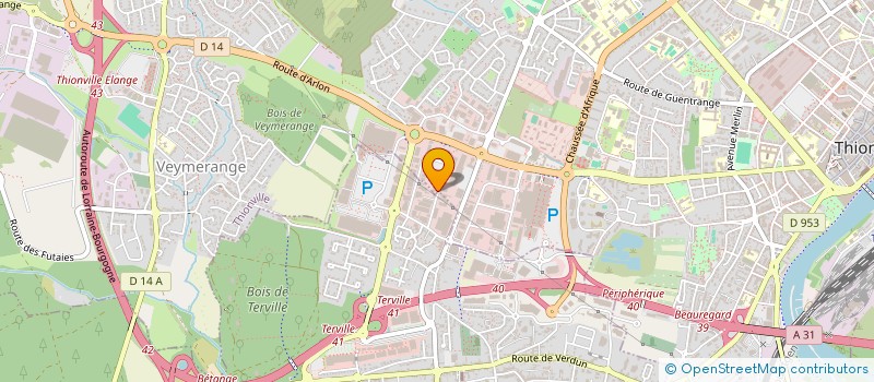 localisation de l'entreprise QUAD ET SCOOT PASSION 57  THIONVILLE