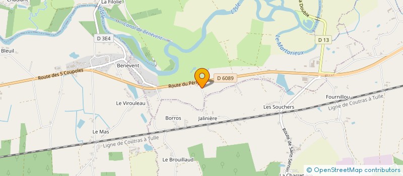 localisation de l'entreprise QUAD EVASION 24 à SAINT-LAURENT-DES-HOMMES
