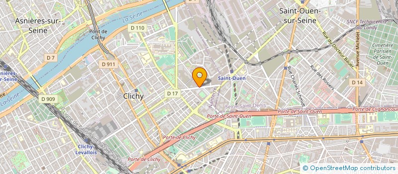 localisation de l'entreprise QUAD LAB à CLICHY