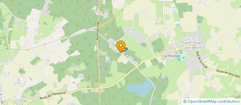 localisation de l'entreprise QUAD RANDO 72  SAINT OUEN EN BELIN