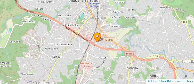 localisation de l'entreprise QUAD RIDER à MOUGINS