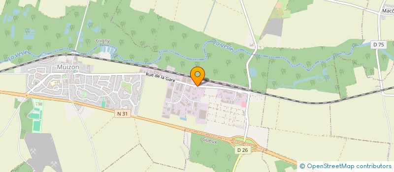 localisation de l'entreprise QUADCAR  MUIZON