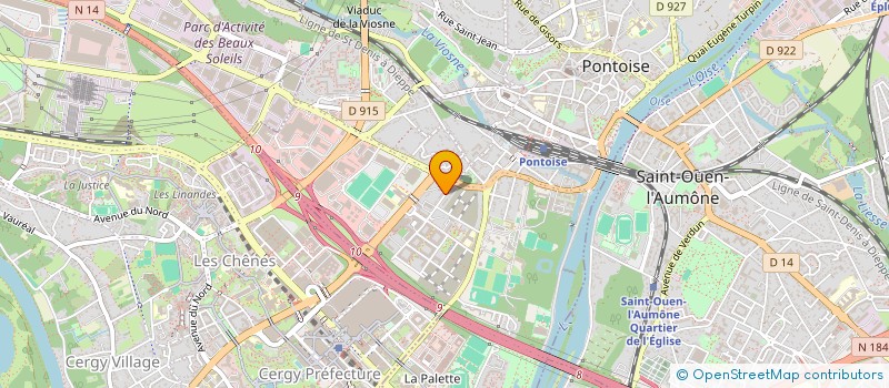 localisation de l'entreprise QUADE DISTRIBUTION à PONTOISE
