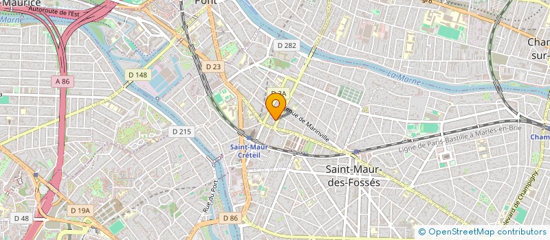 localisation de l'entreprise QUADEINN à SAINT-MAUR-DES-FOSSES