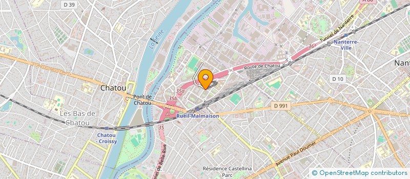 localisation de l'entreprise QUADIENT FRANCE à RUEIL-MALMAISON