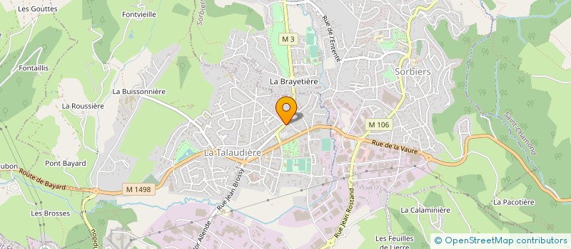 localisation de l'entreprise QUADR'HOME  LA TALAUDIERE