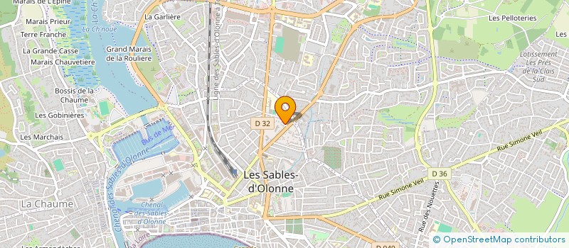 localisation de l'entreprise QUADR'OPE à LES SABLES D'OLONNE