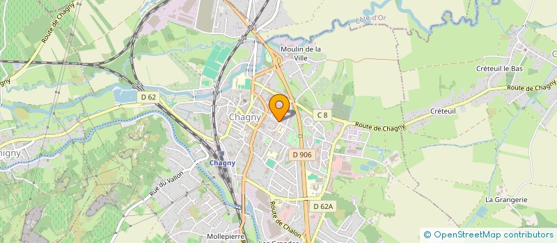 localisation de l'entreprise QUADRA  CHAGNY