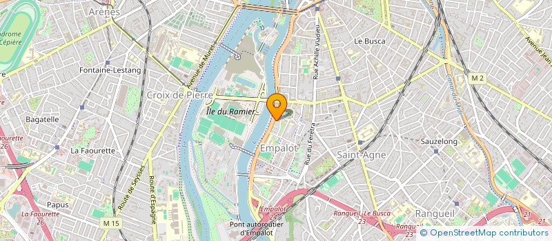 localisation de l'entreprise QUADRA à TOULOUSE