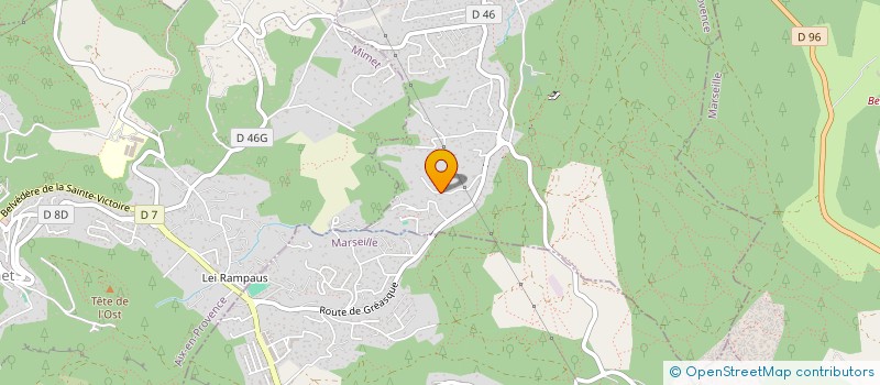 localisation de l'entreprise QUADRA  GREASQUE