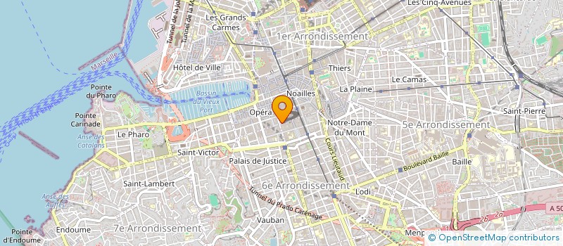 localisation de l'entreprise QUADRA COMPAGNIE à MARSEILLE