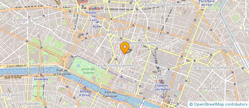 localisation de l'entreprise QUADRA CONSTRUCTION à PARIS