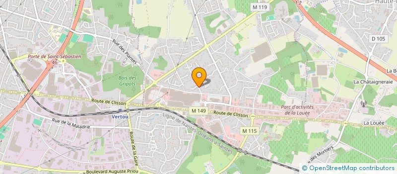 localisation de l'entreprise QUADRA MOBILIER  BASSE-GOULAINE