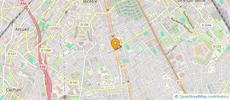 localisation de l'entreprise QUADRA MSP à VILLEJUIF