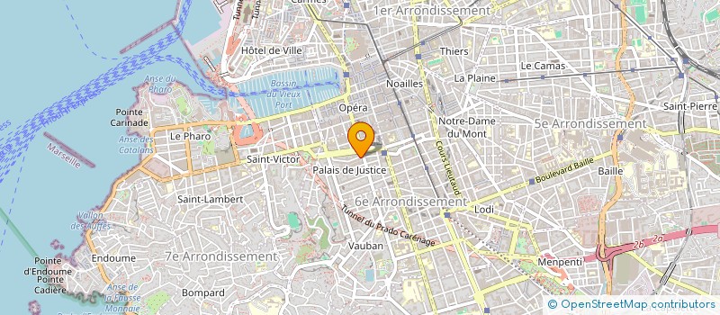 localisation de l'entreprise QUADRA PARTNERS à MARSEILLE