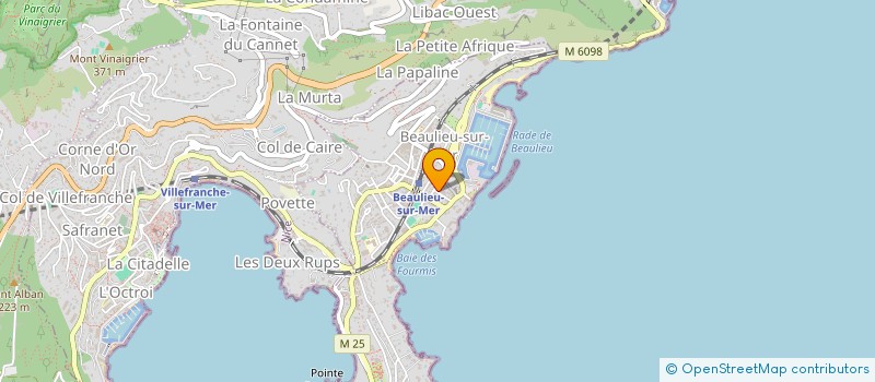 localisation de l'entreprise QUADRA VENTURE  BEAULIEU-SUR-MER