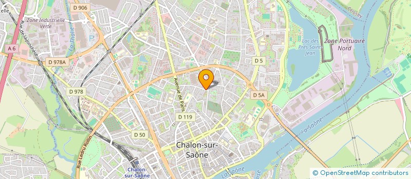 localisation de l'entreprise QUADRAGE à CHALON-SUR-SAONE