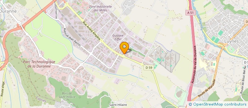 localisation de l'entreprise QUADRALAB à AIX-EN-PROVENCE