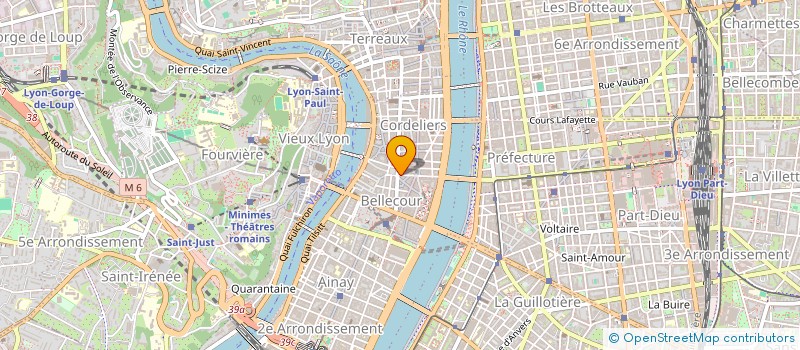 localisation de l'entreprise QUADRANCE SOCIAL  LYON