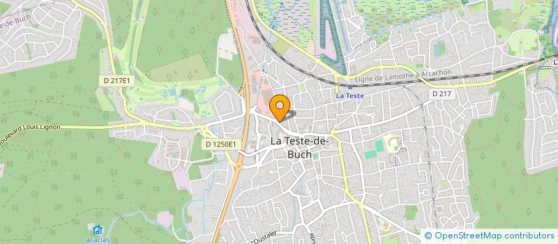 localisation de l'entreprise QUADRANT à LA TESTE-DE-BUCH