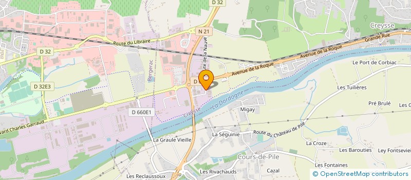 localisation de l'entreprise QUADRARE  CREYSSE