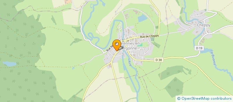 localisation de l'entreprise QUADRAS  VARENNES-EN-ARGONNE