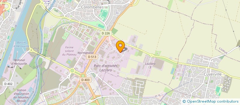 localisation de l'entreprise QUADRAT à COLOMBELLES