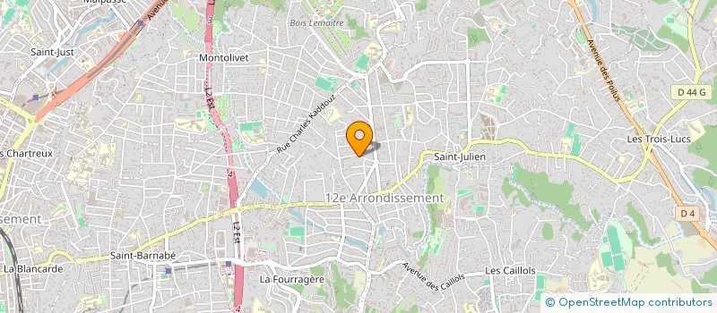 localisation de l'entreprise QUADRATURA à MARSEILLE