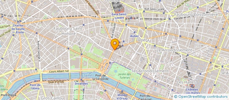 localisation de l'entreprise QUADRATURE HOLDING  PARIS