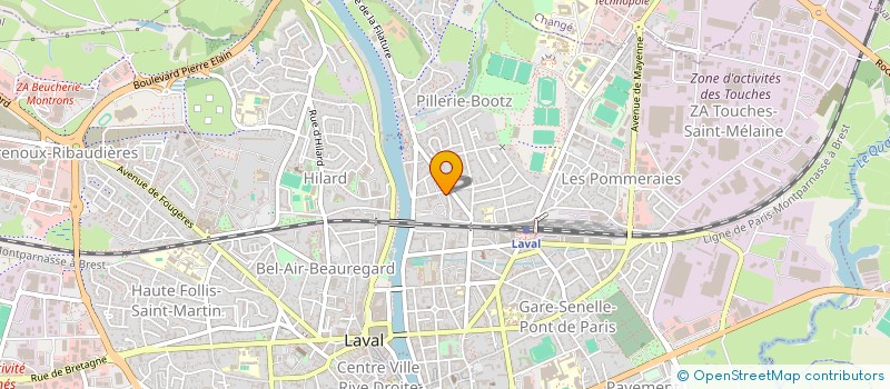 localisation de l'entreprise QUADRATURE INFERNALE à LAVAL