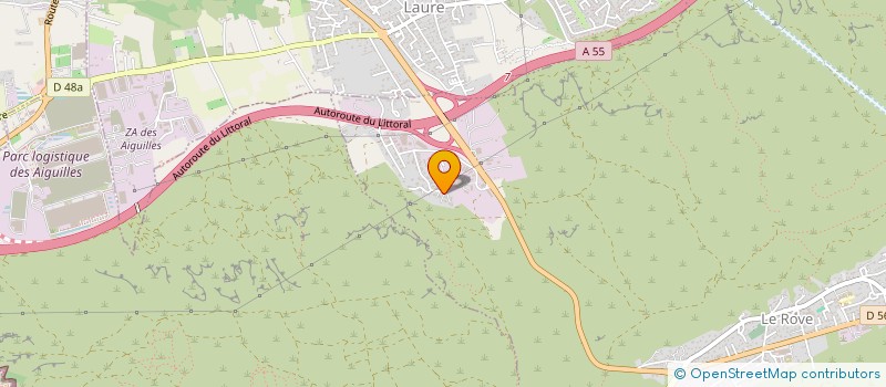 localisation de l'entreprise QUADRATURE PROMOTION  LE ROVE