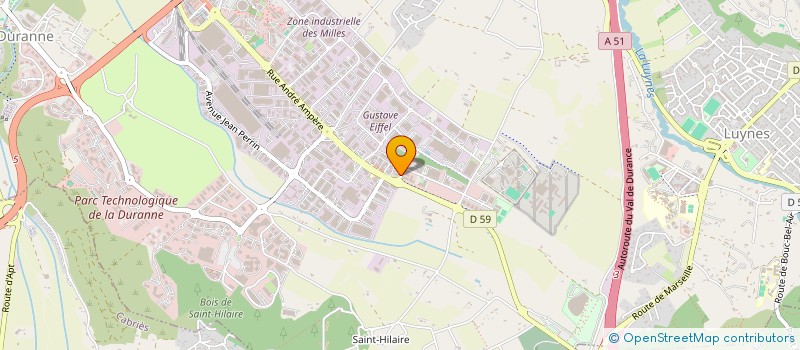 localisation de l'entreprise QUADRAVENIR à AIX-EN-PROVENCE