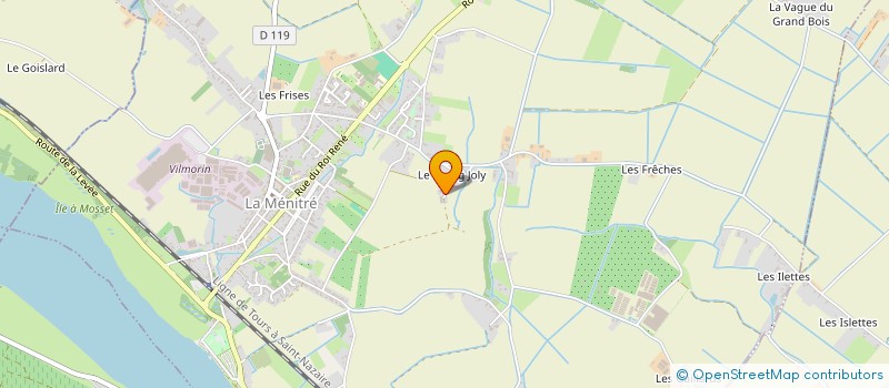 localisation de l'entreprise QUADRELLE  LA MENITRE