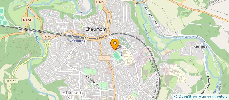localisation de l'entreprise QUADRI CITES à CHAUMONT