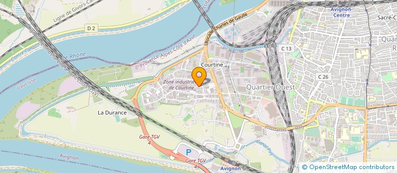 localisation de l'entreprise QUADRI INGENIERIE à AVIGNON