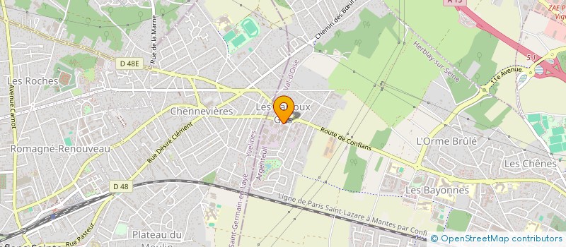 localisation de l'entreprise QUADRI POSE  HERBLAY-SUR-SEINE