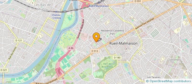 localisation de l'entreprise QUADRIA CONSEIL à RUEIL-MALMAISON
