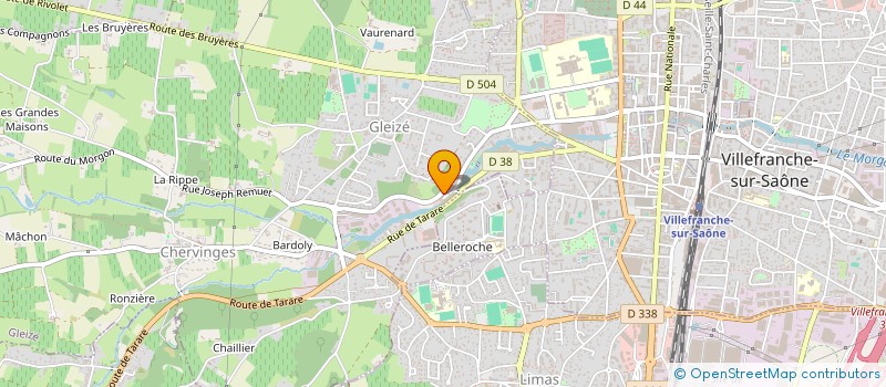 localisation de l'entreprise QUADRIAN à VILLEFRANCHE-SUR-SAONE