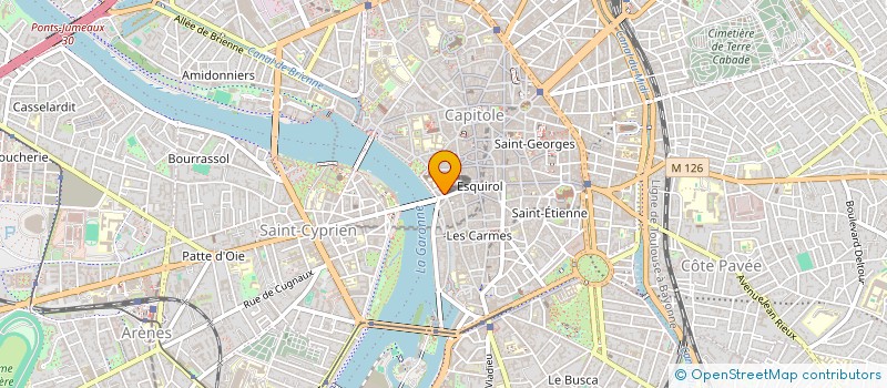 localisation de l'entreprise QUADRICOLOR  TOULOUSE