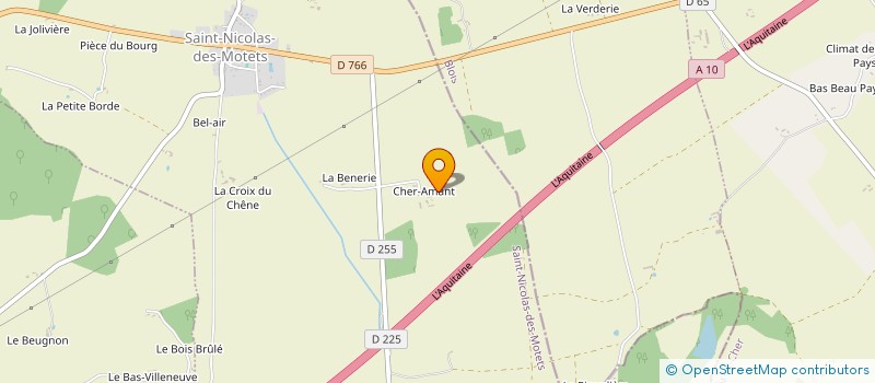 localisation de l'entreprise QUADRICONCEPT  SAINT-NICOLAS-DES-MOTETS