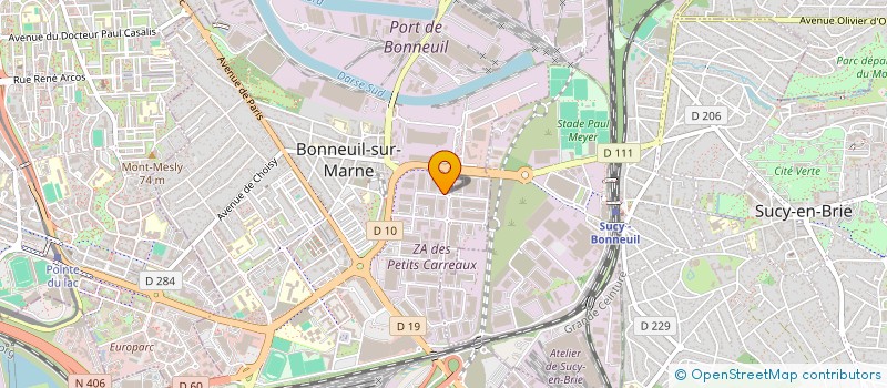 localisation de l'entreprise QUADRIGA FRANCE  BONNEUIL-SUR-MARNE