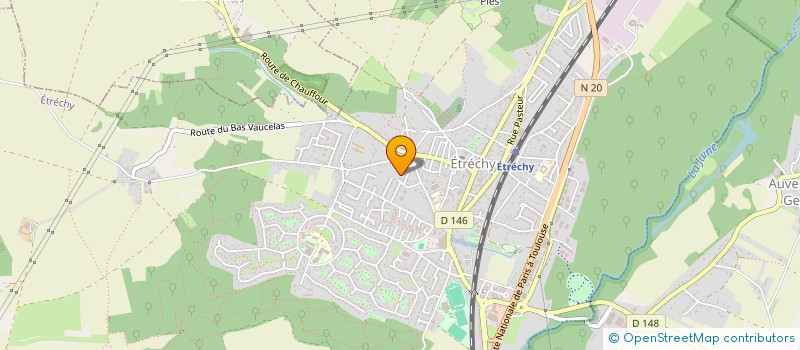 localisation de l'entreprise QUADRIGEO à ETRECHY
