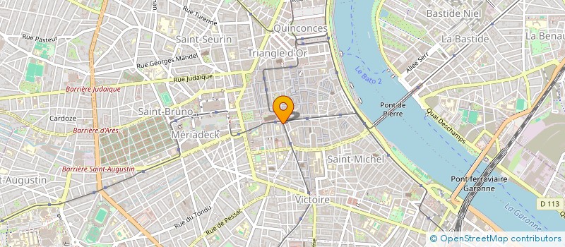 localisation de l'entreprise QUADRILEGE AVOCATS  BORDEAUX